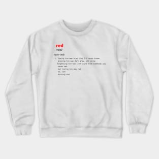 red Crewneck Sweatshirt